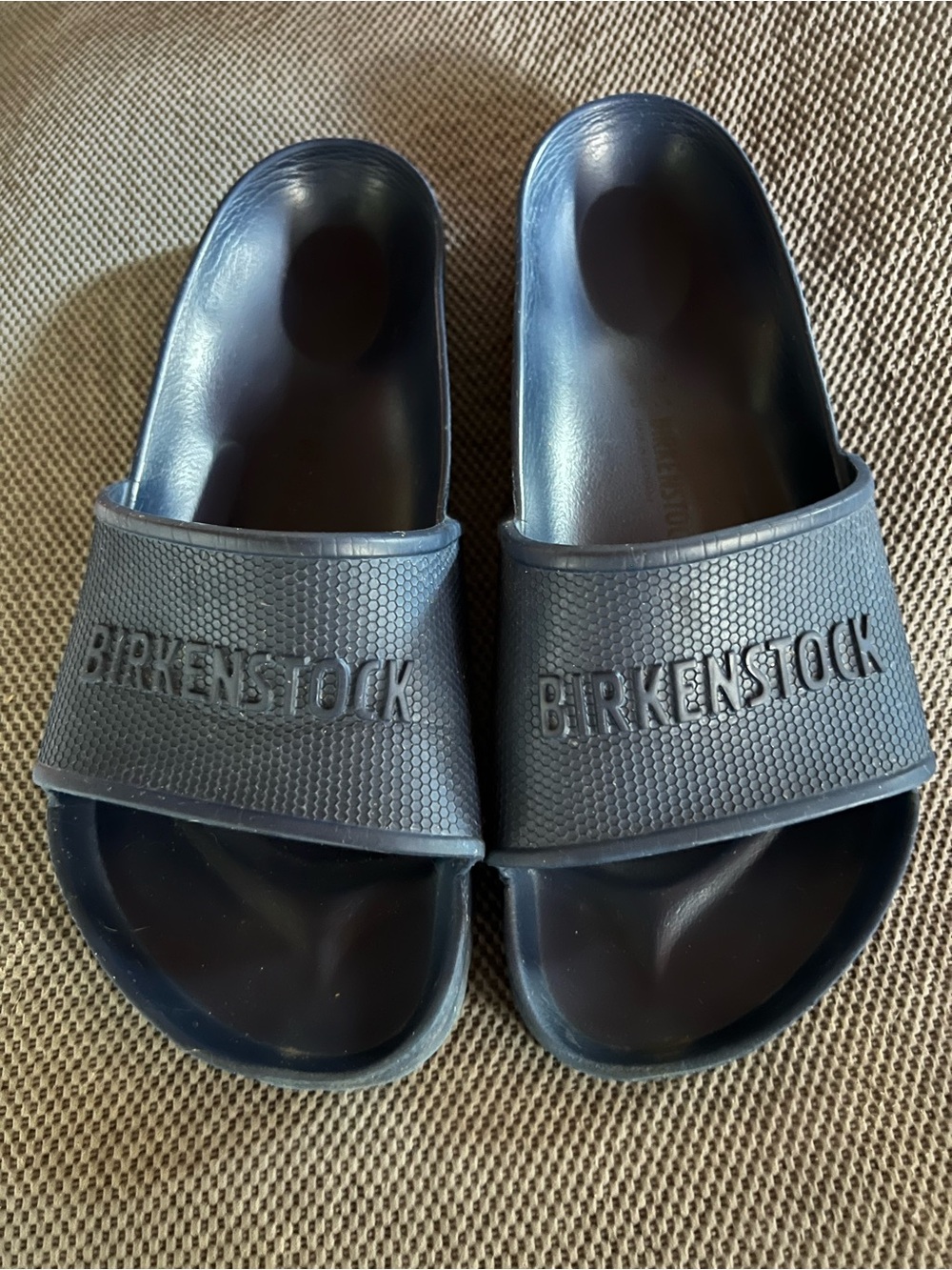 Birkenstock women Slide Sandals with Embossed Logo
